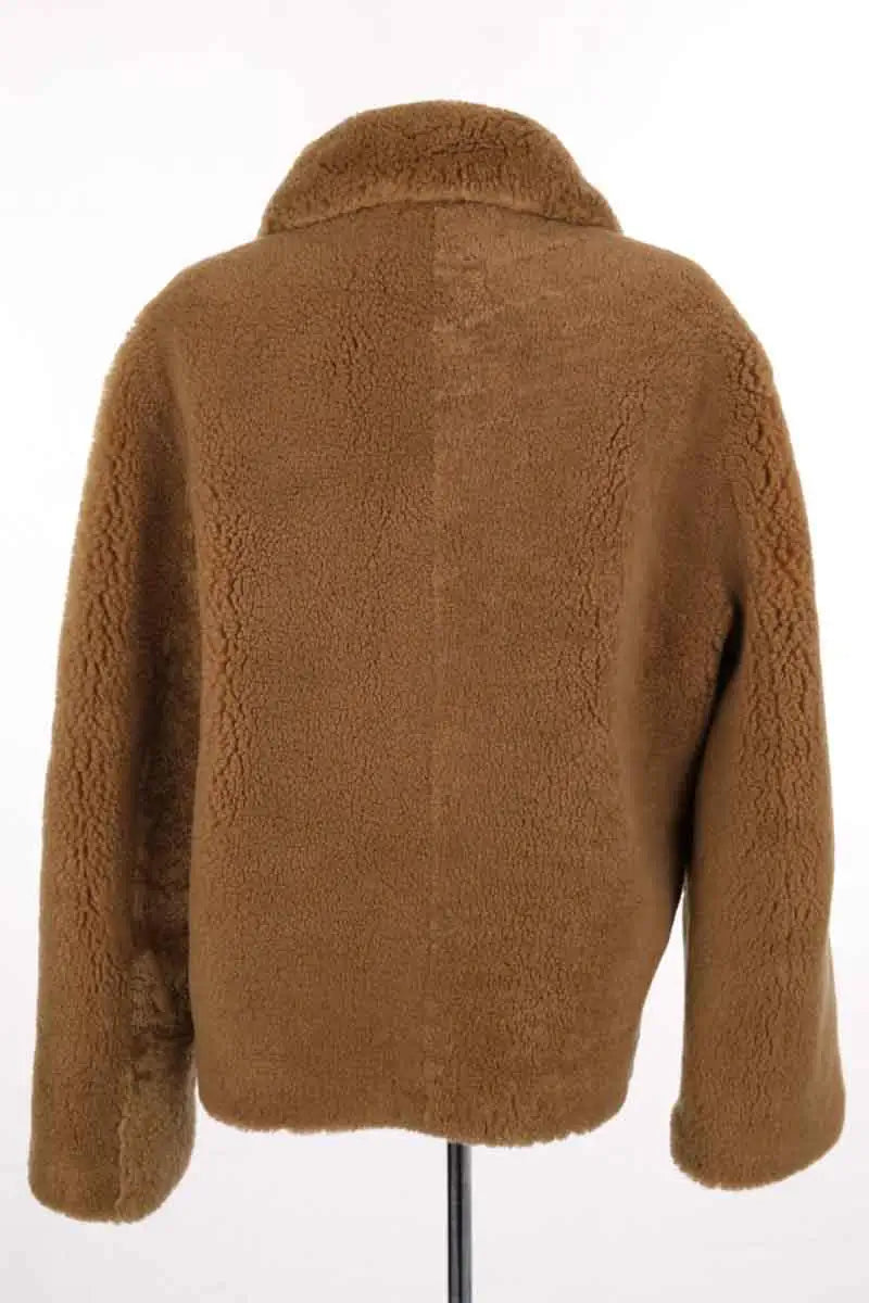 Manteau Sandro Camel en Synthétique