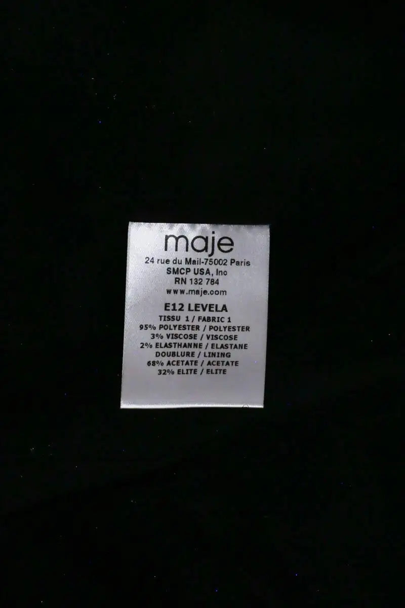 Veste Maje Doré en Paillettes