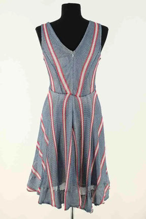 Robe Sandro Bleu en Synthétique