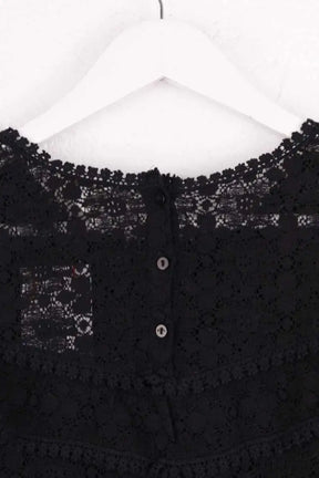 Blouse Sézane Noir en Coton