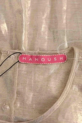 Robe Manoush Doré en Synthétique