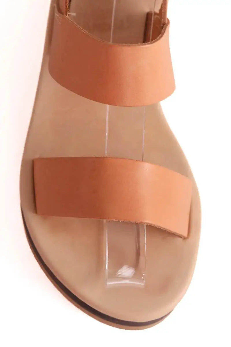 Sandales Ancient Greek Sandals Beige en Cuir