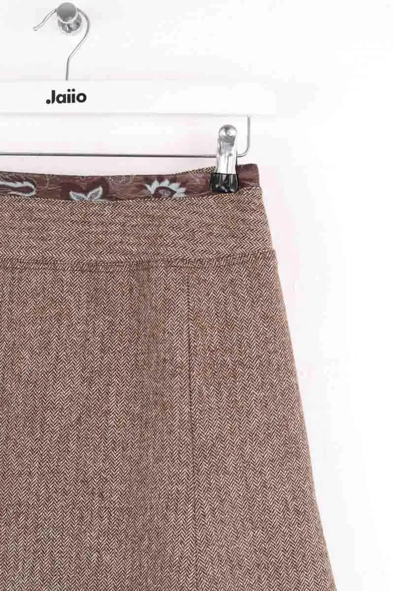 Jupe Tara Jarmon Marron en Laine