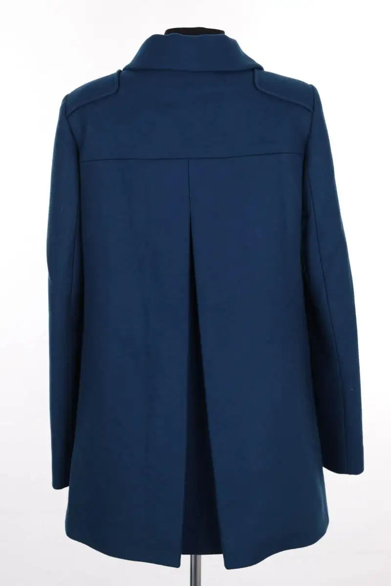Manteau en laine vierge Tara Jarmon Bleu en Laine