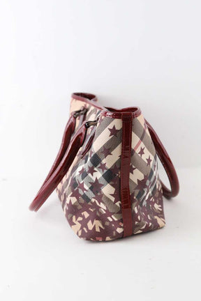 Cabas Burberry  Bordeaux