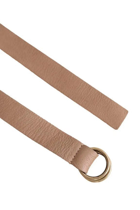 Ceinture en cuir Momoni Beige en Cuir