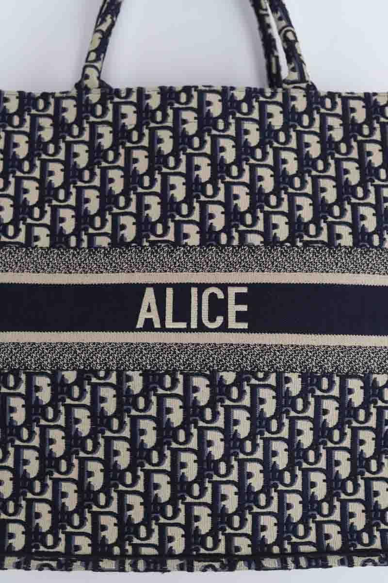 Cabas Dior Book Tote Bleu