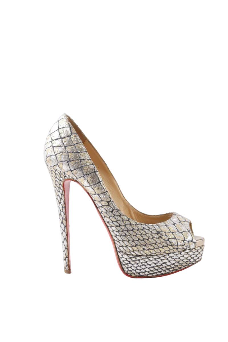 Talons Christian Louboutin  Argent