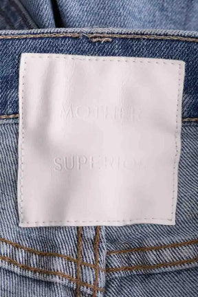 Jean droit Mother Bleu en Coton
