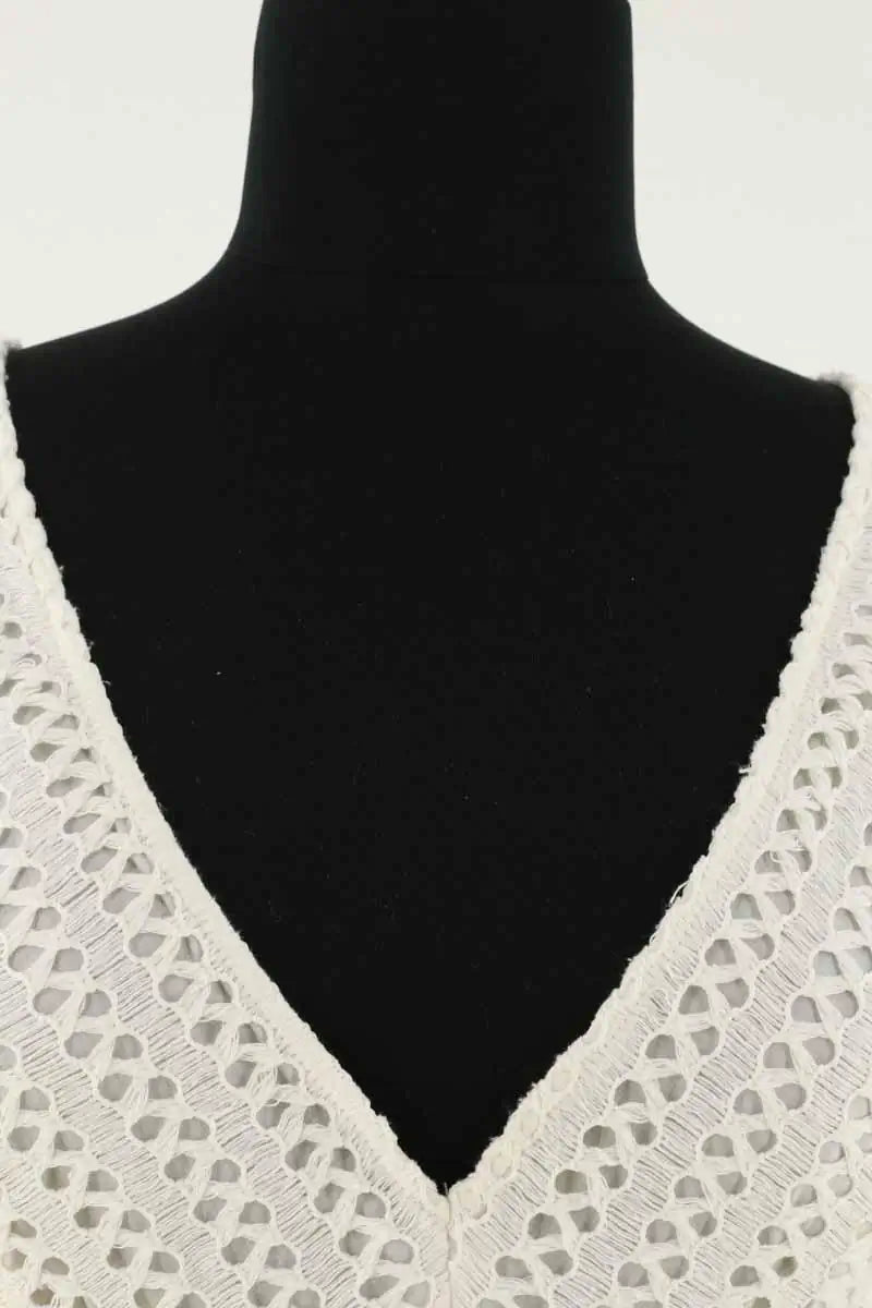 Robe Sandro Blanc en Synthétique