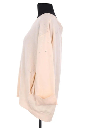 Gilet Max & Moi Beige en Laine