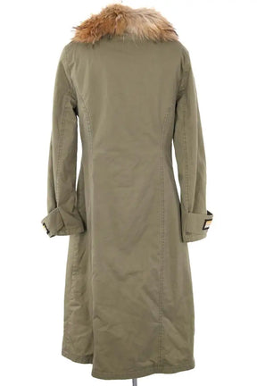 Manteau Pinko Kaki en Synthétique