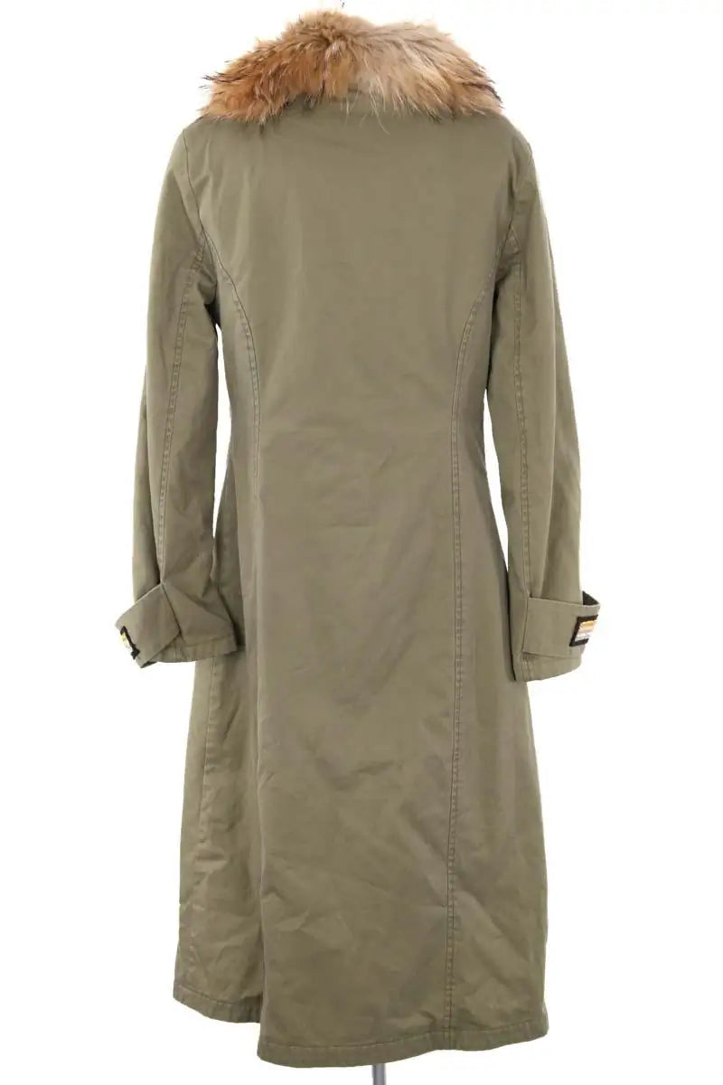 Manteau Pinko Kaki en Synthétique