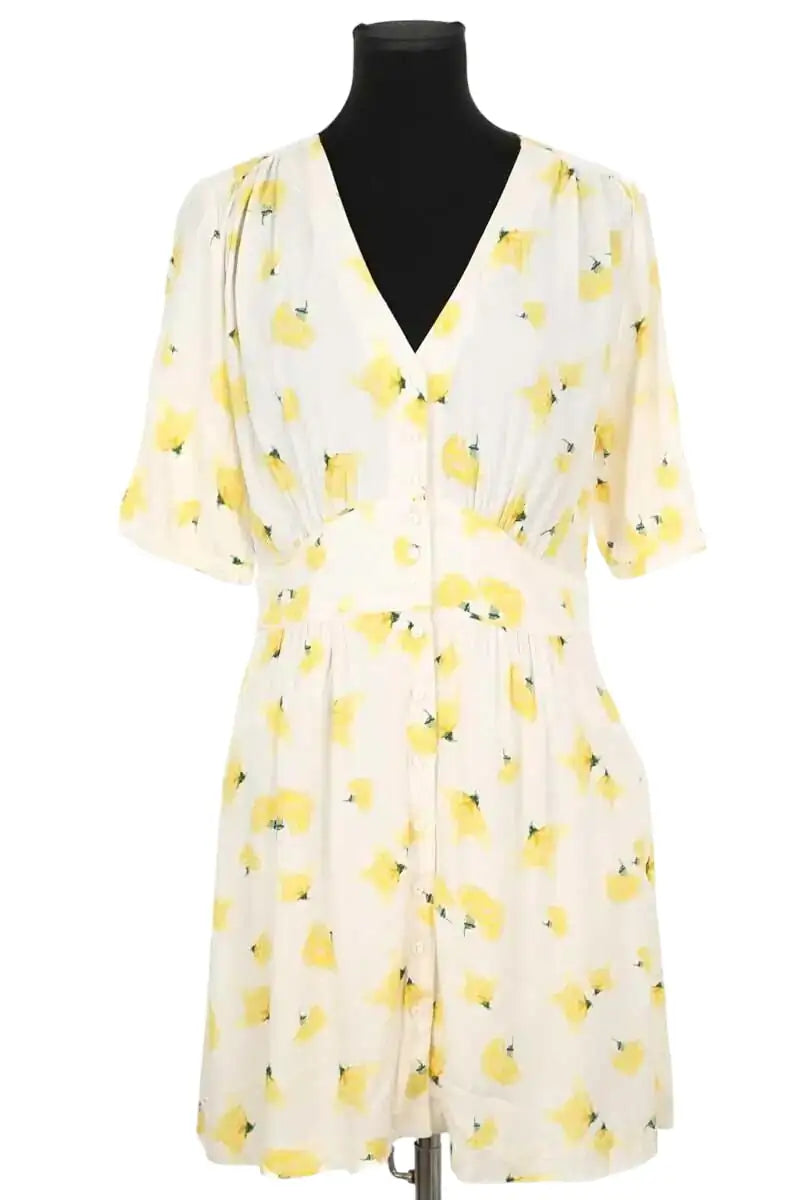 Robe Bash Jaune en Viscose, taille M - Seconde Main