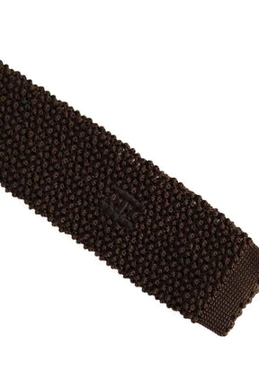 Cravate Hermès Marron en Soie