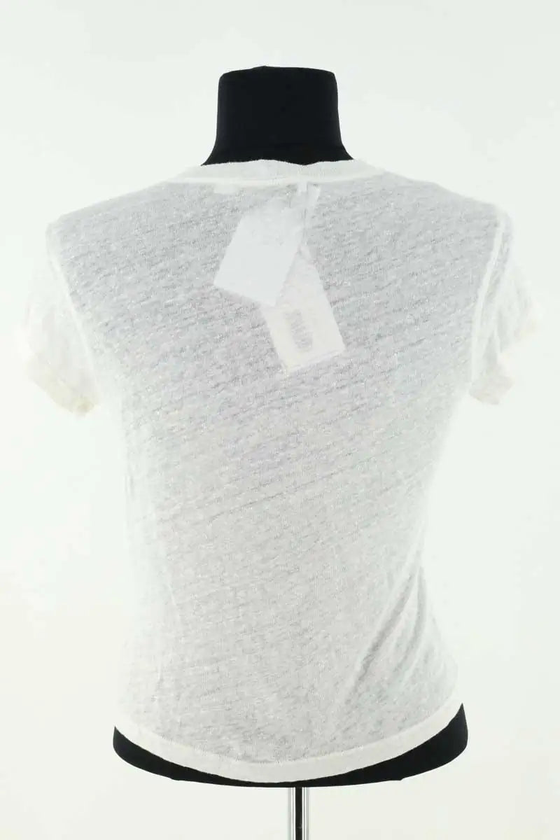 T-shirt Iro Blanc en Lin