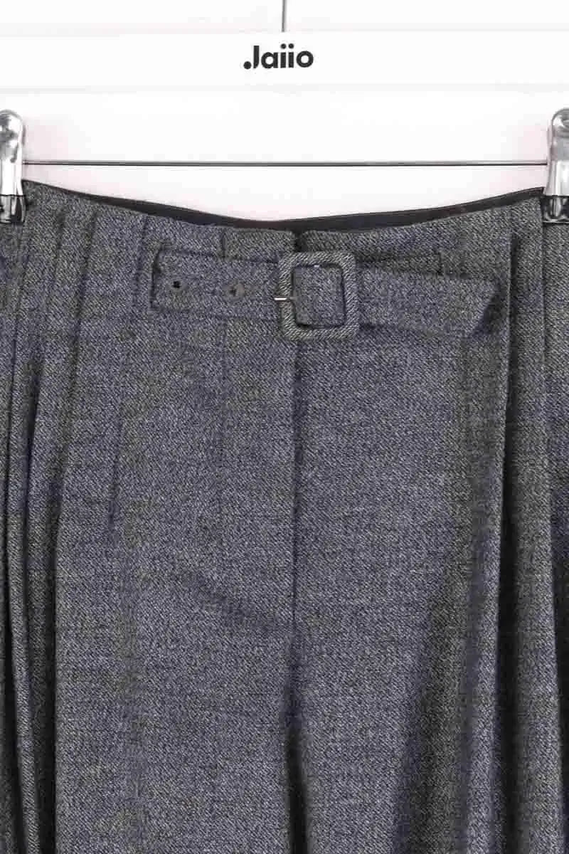 Pantalon large Emporio Armani Anthracite en Synthétique