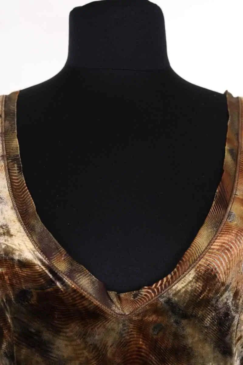 Top sans manche Hugo Boss Doré en Viscose
