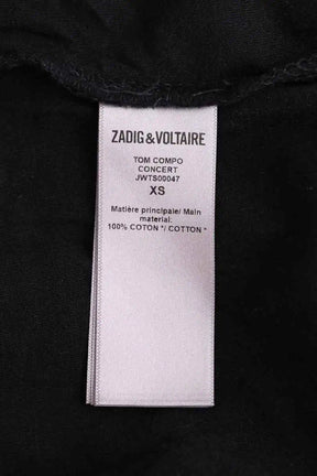 T-shirt Zadig & Voltaire Noir en Coton