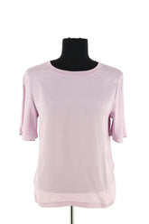 T-shirt Maje Violet en Soie, taille S - Seconde Main
