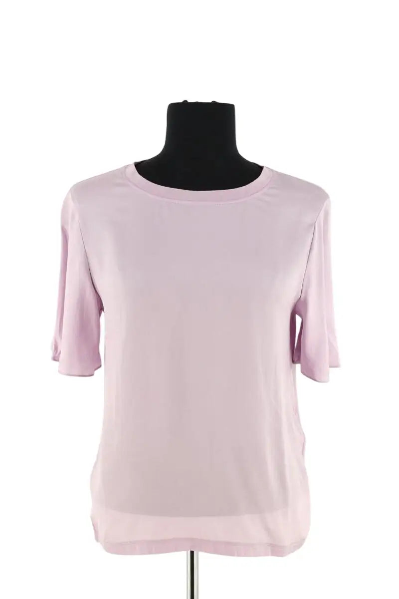 T-shirt Maje Violet en Soie, taille S - Seconde Main