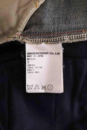 Pantalon droit Undercover Bleu en Coton
