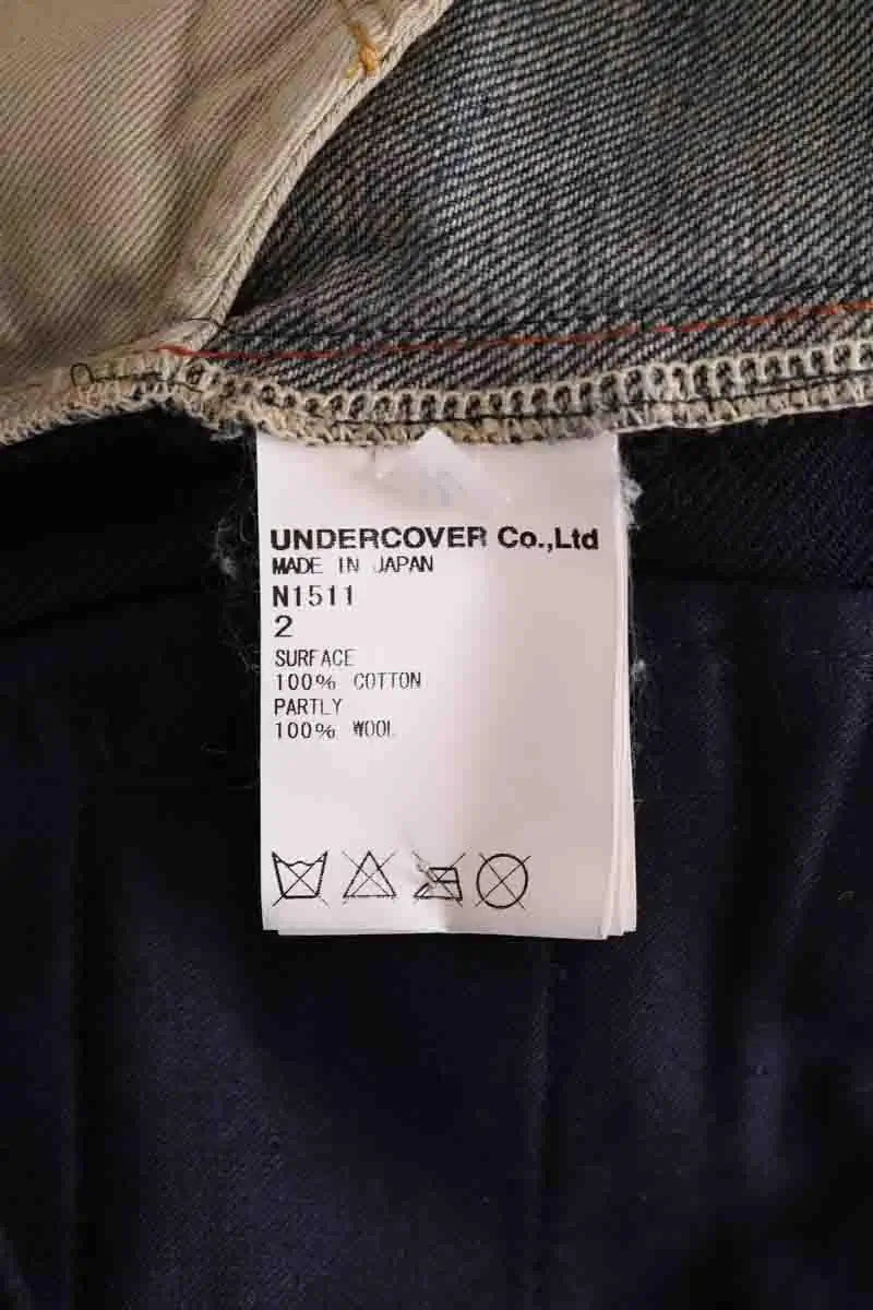 Pantalon droit Undercover Bleu en Coton
