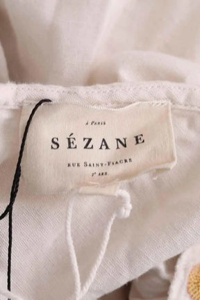 Blouse Sézane Blanc en Coton