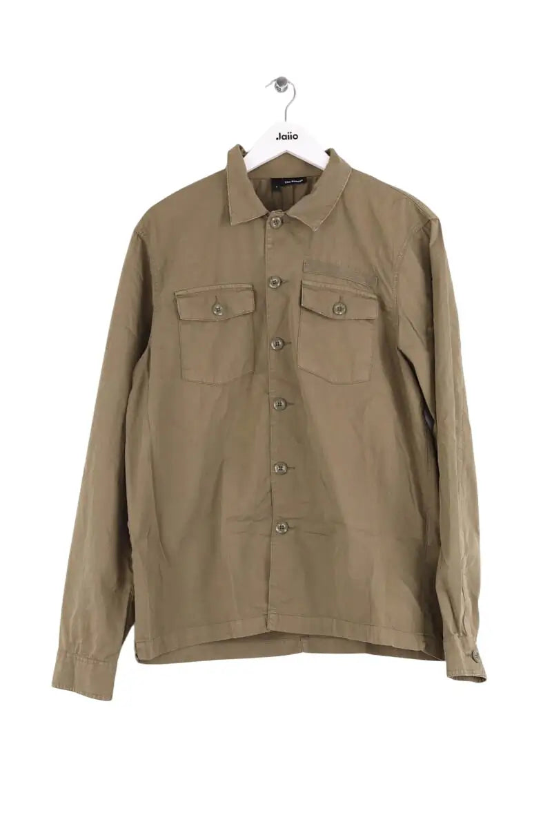 Chemise The Kooples Kaki en Coton, taille L - Seconde Main