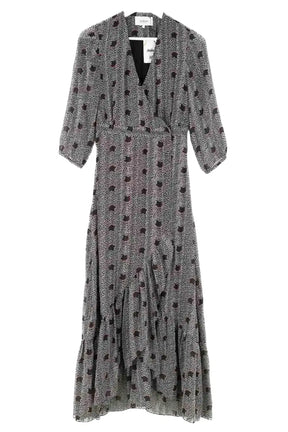 Robe Ba&Sh Noir en Synthétique, taille XS - Seconde Main