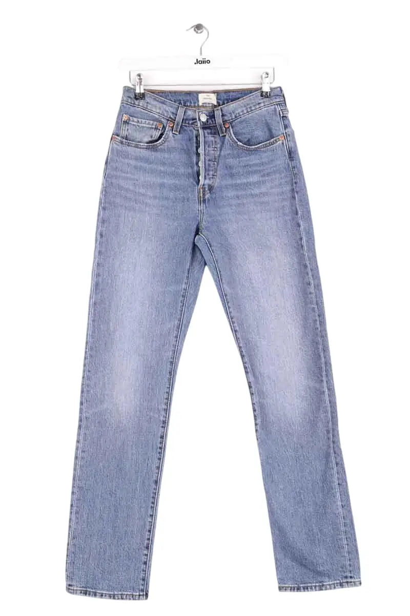 Jean droit Levi's Bleu en Coton, taille S - Seconde Main