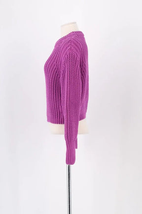 Pull Claudie Pierlot Violet en Coton