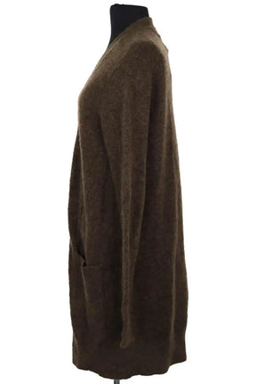 Cardigan Essentiel Antwerp Kaki en Laine