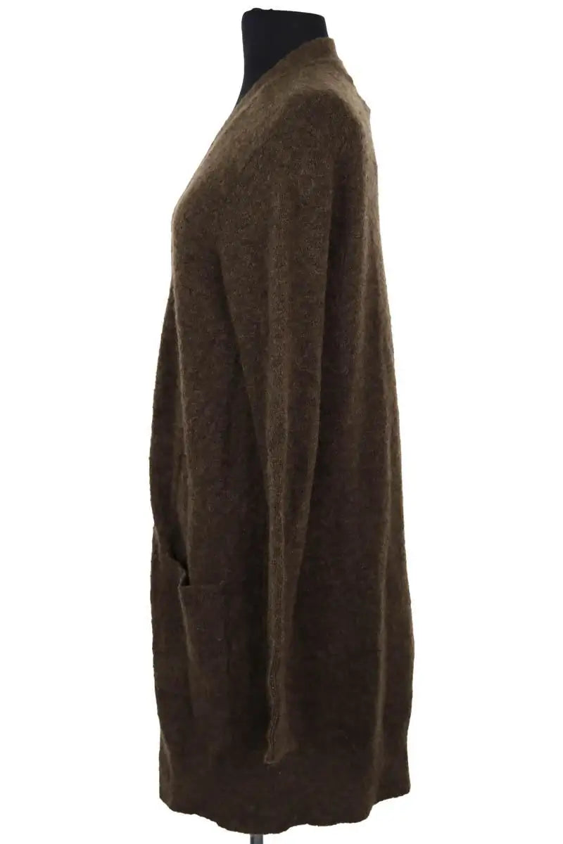 Cardigan Essentiel Antwerp Kaki en Laine