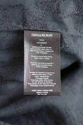 Manteau Zadig & Voltaire Marine en Coton