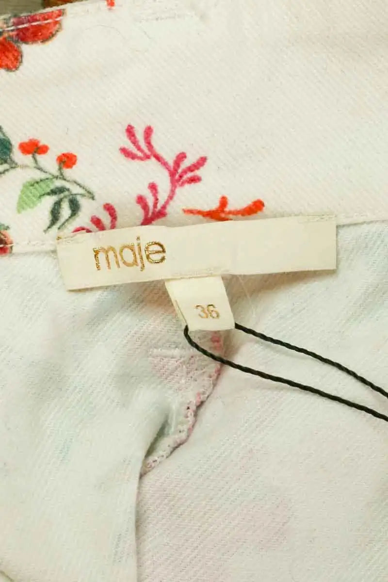 Bermuda Maje Beige en Coton