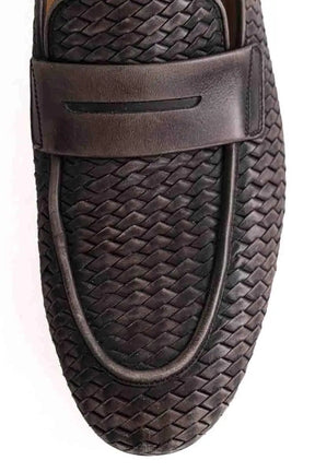 Mocassins Salvatore Ferragamo Gris en Cuir
