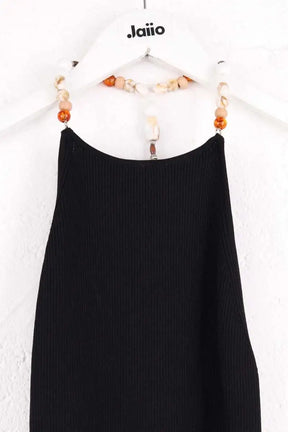 Robe Maje Richaine Noir en Viscose