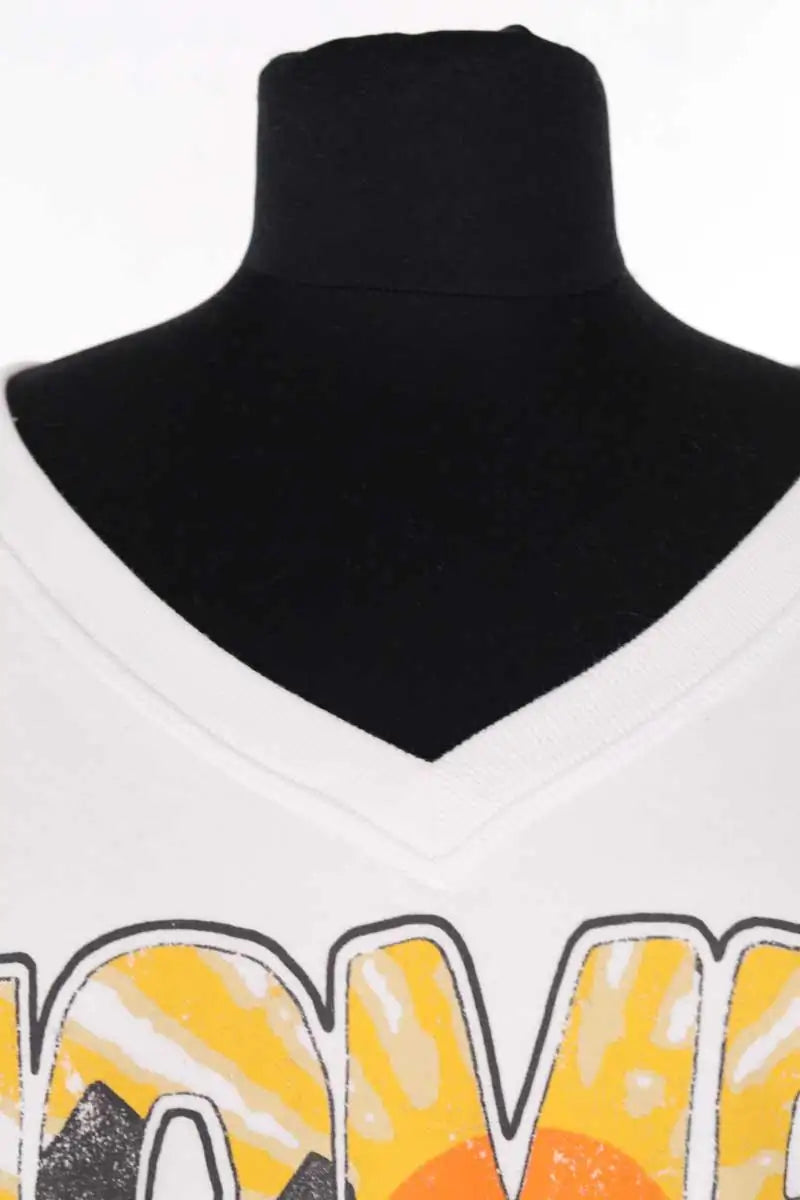 Sweatshirt Leon & Harper Blanc en Coton