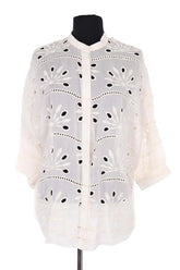 Chemise Paul & Joe Ecru en Coton, taille S - Seconde Main