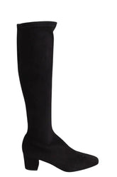 Bottes LK Bennett Eldon Noir en Daim, taille 37 - Seconde Main