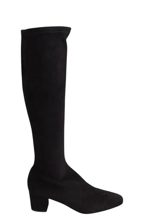 Bottes LK Bennett Eldon Noir en Daim, taille 37 - Seconde Main