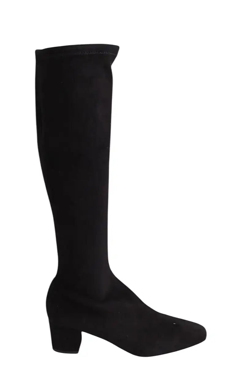 Bottes LK Bennett Eldon Noir en Daim, taille 37 - Seconde Main