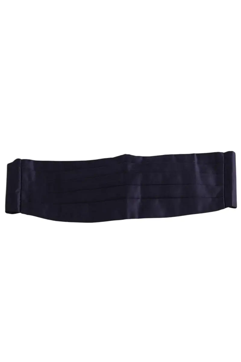 Ceinture Saint Laurent Marine en Tissu, taille M - Seconde Main