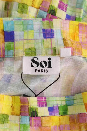 Jupe Soi Jaune en Coton