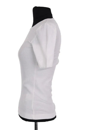 T-shirt Ganni Blanc en Coton