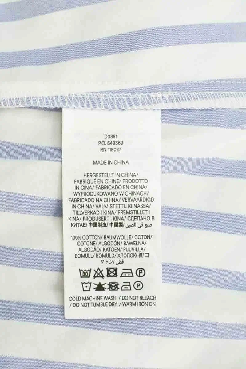 Robe Boden Bleu en Coton