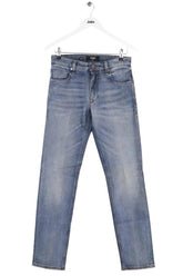 Jean droit Fendi Bleu en Coton, taille L - Seconde Main