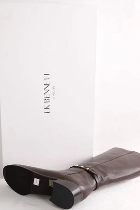Bottes LK Bennett Stevie Marron en Cuir