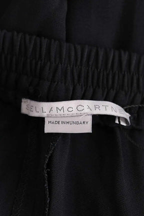 Pantalon droit Stella McCartney Noir en Synthétique
